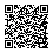 Código QR para número de teléfono +14098952482