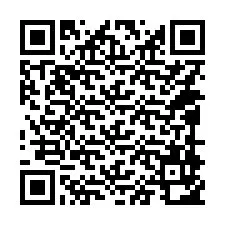 Código QR para número de telefone +14098952558