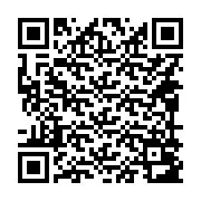 QR-koodi puhelinnumerolle +14099083662