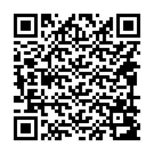 QR код за телефонен номер +14099083742