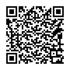 QR-koodi puhelinnumerolle +14099322421