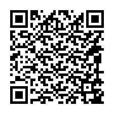 Código QR para número de telefone +14099747150