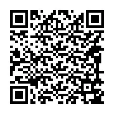 Código QR para número de telefone +14099747462