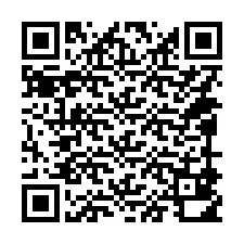 QR-koodi puhelinnumerolle +14099810048