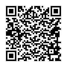 QR-koodi puhelinnumerolle +14099839587