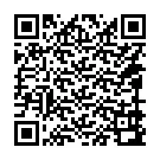 QR kód a telefonszámhoz +14099992808