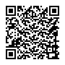 QR kód a telefonszámhoz +14099992819