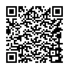 Código QR para número de telefone +14099992898