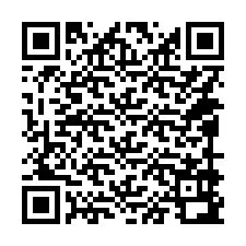 Codice QR per il numero di telefono +14099992918