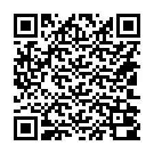 Código QR para número de teléfono +14102000016