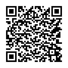 QR-code voor telefoonnummer +14102045214