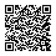 QR-Code für Telefonnummer +14102049349