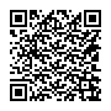 QR код за телефонен номер +14102267042