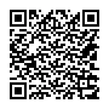 QR-koodi puhelinnumerolle +14102317817