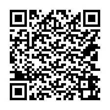 QR-koodi puhelinnumerolle +14102462863