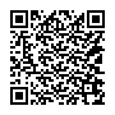 QR Code สำหรับหมายเลขโทรศัพท์ +14102674170