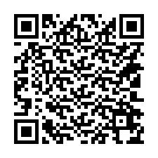 QR-code voor telefoonnummer +14102674642