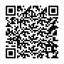 Código QR para número de telefone +14102674645