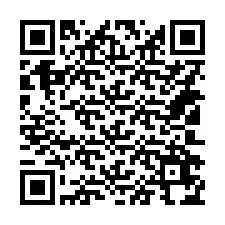 Código QR para número de telefone +14102674647