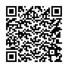 QR-код для номера телефона +14102674652