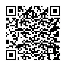 QR-koodi puhelinnumerolle +14102674668