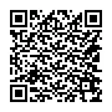 QR код за телефонен номер +14102674676