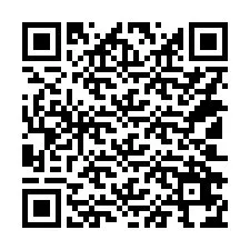 QR код за телефонен номер +14102674690