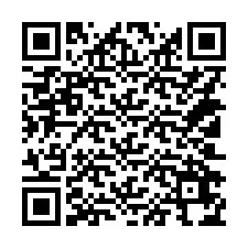 QR-код для номера телефона +14102674699