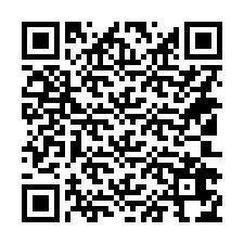 QR код за телефонен номер +14102674902