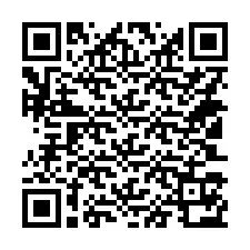 QR-koodi puhelinnumerolle +14103172066