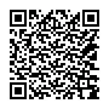 QR-koodi puhelinnumerolle +14103384279