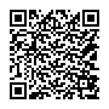 Kode QR untuk nomor Telepon +14103877671