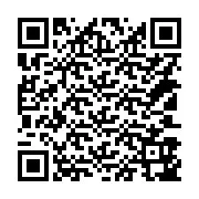 QR Code สำหรับหมายเลขโทรศัพท์ +14103947181