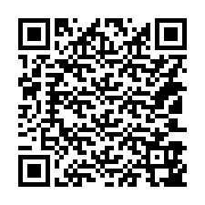 QR kód a telefonszámhoz +14103947185