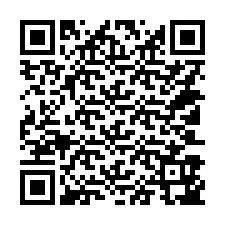 Código QR para número de teléfono +14103947198