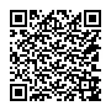 QR-koodi puhelinnumerolle +14103947214