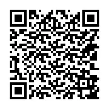 QR-koodi puhelinnumerolle +14103947216