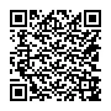 Código QR para número de telefone +14103947226