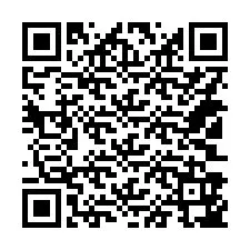 QR-код для номера телефона +14103947237