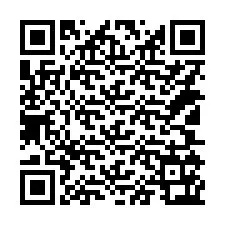 QR-Code für Telefonnummer +14105163421