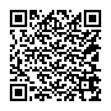 QR-code voor telefoonnummer +14105674820