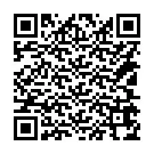 QR код за телефонен номер +14105674821