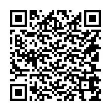 QR-Code für Telefonnummer +14105674822