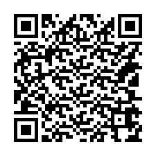 QR-koodi puhelinnumerolle +14105674825