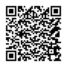 Codice QR per il numero di telefono +14105674831