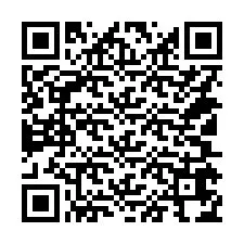 QR-Code für Telefonnummer +14105674834