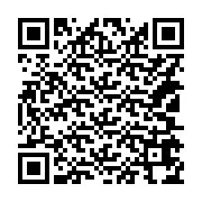 QR-koodi puhelinnumerolle +14105674835