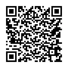 QR-code voor telefoonnummer +14105674847