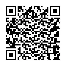 QR код за телефонен номер +14105674850