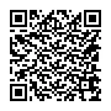 QR код за телефонен номер +14105674856